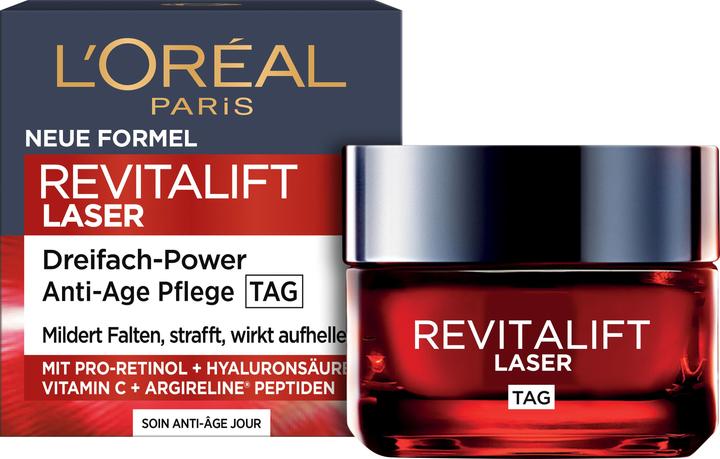 Immagine prodotto L'Oréal Paris L'Oréal, Paris Revitift Laser X3 Anti - Age, trattamento intensivo per il giorno, 50 ml (50 ml, Crema da giorno)