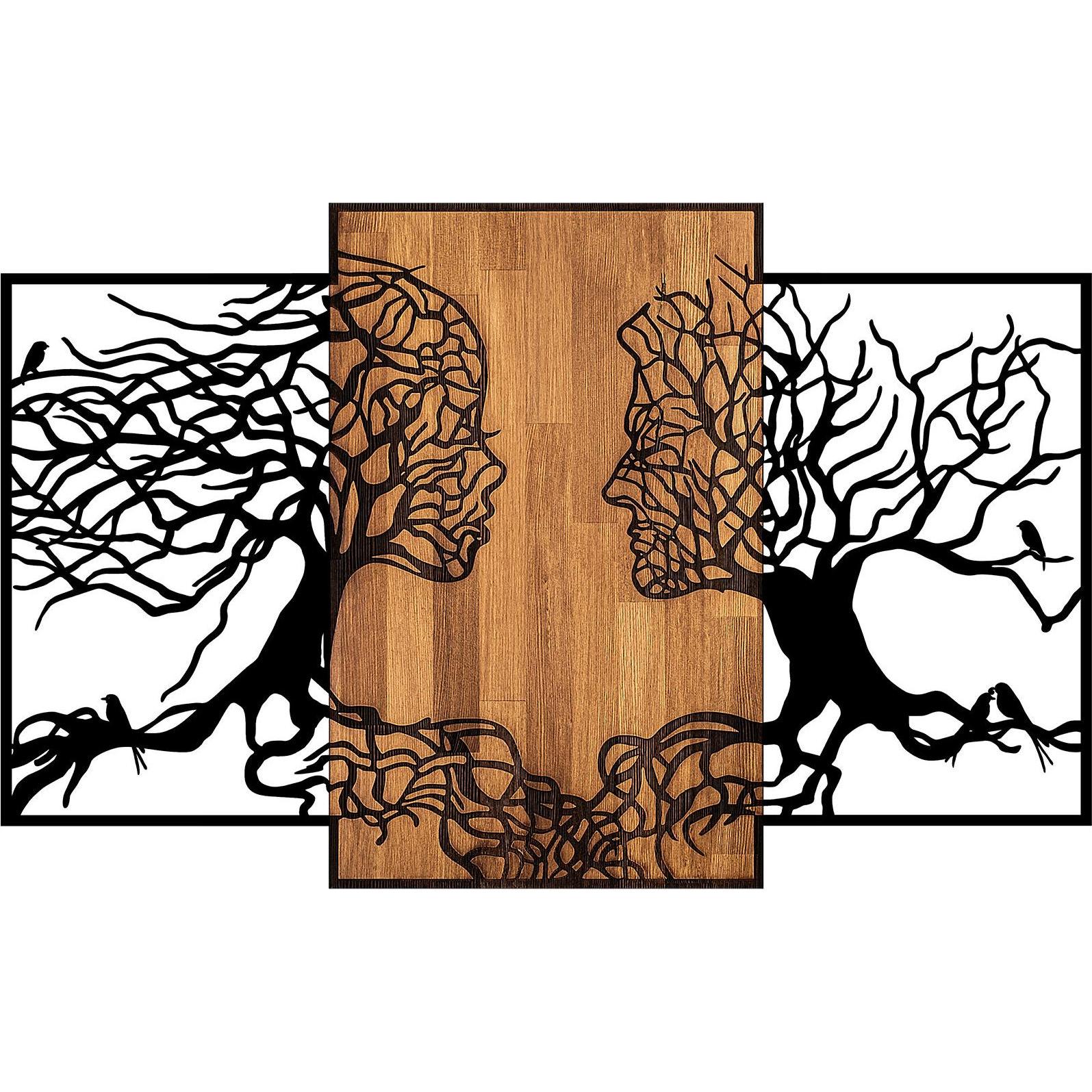 Wallxpert, Wanddeko, Woodland Wooden Wall Accessory