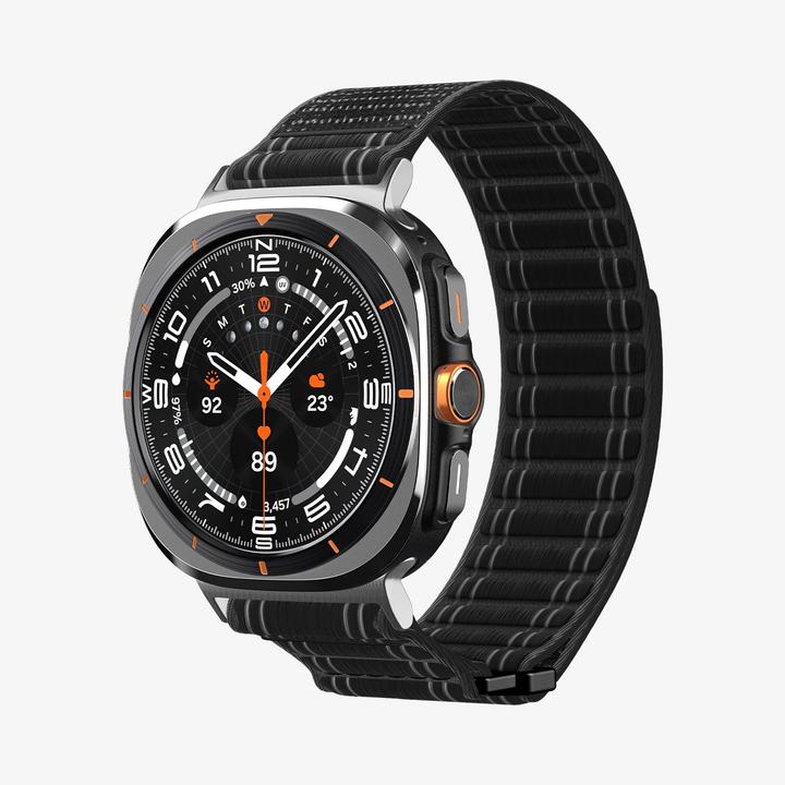 Actual product image Spigen - WBF0 - Samsung Galaxy Watch Ultra 47mm - Black (Fabric, Nylon)