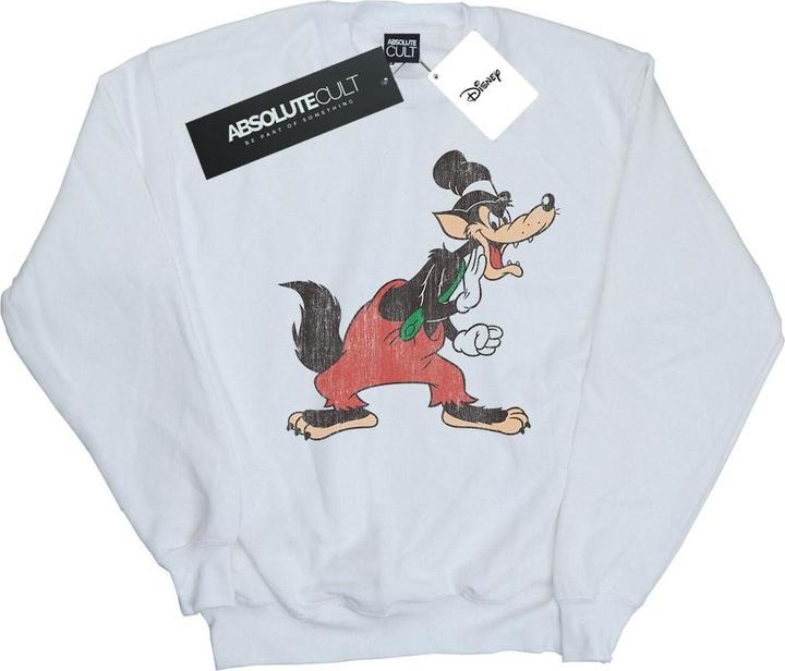 Actual product image Disney Womens/Ladies Three Little Pigs Big Bad Wolf Sweatshirt (M)