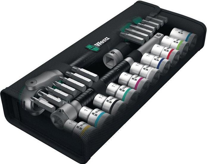 Produktbild Wera 8100 SA 6 Zyklop Speed-Knarrensatz (6 mm, 12 mm, 10  mm, 7 mm, 11 mm, 5 mm, 8 mm, 9 mm, 13 mm)