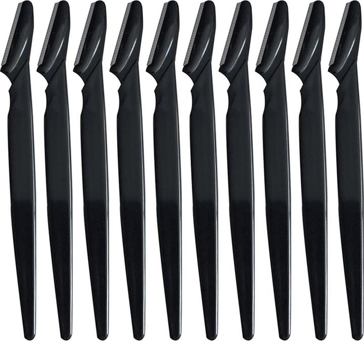 JTI 10x rasoirs à sourcils - Noir
