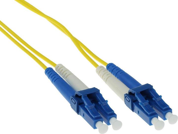 Produktbild ACT 25 meter LSZH Singlemode 9/125 OS2 fiber patch cable duplex with LC connectors (CAT6, 25 m)