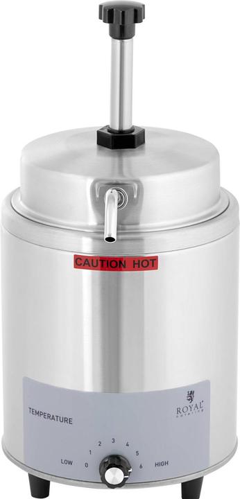 Actual product image Royal Catering Saucenspender mit Warmhaltefunktion Pumpspender Dosierspender 4,5 l 550 W
