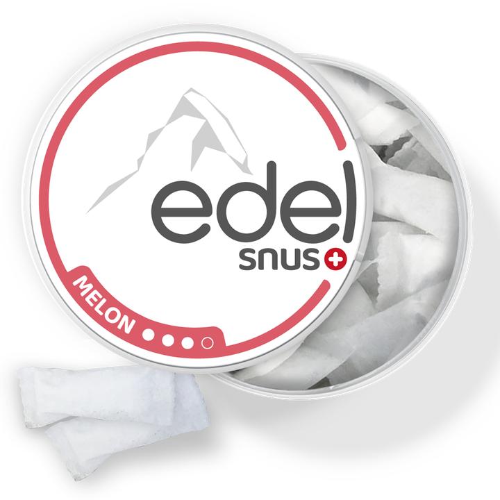 Actual product image Edelweiss Melon (All White Slim) (Nicotine Pouches, 15 mg)
