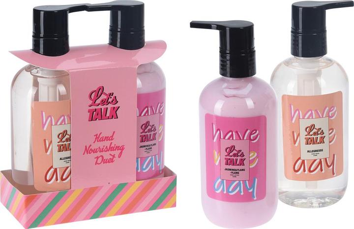 Let's Talk Kit savon et crème pour les mains