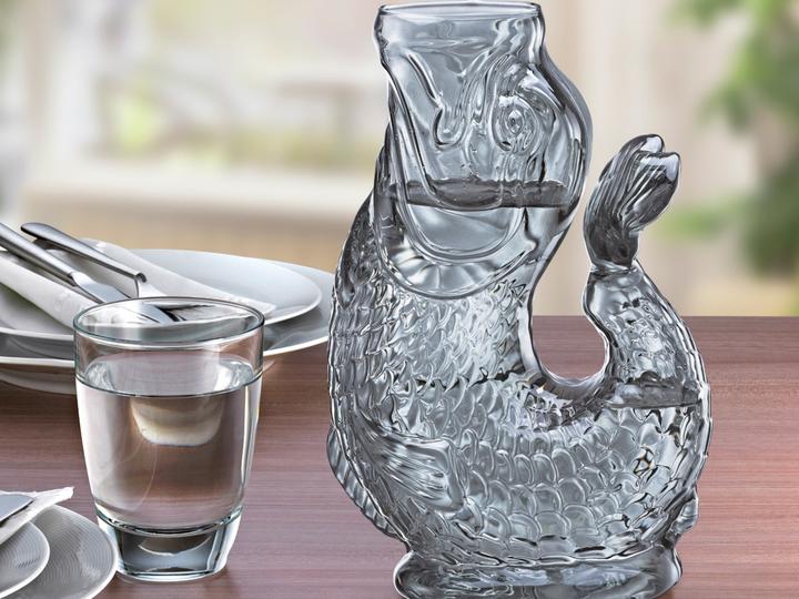 Produktbild Cilio NEMO Wasserkaraffe grau 10x15,5x23cm (1.20 l)