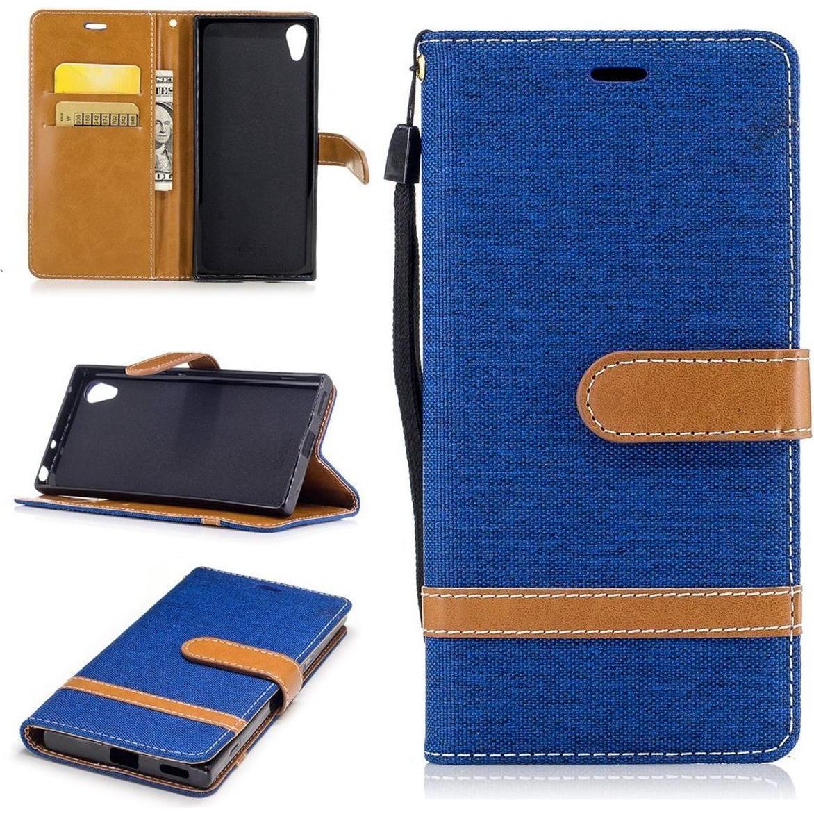 Thumbnail - König Design Hülle Handy Schutz für Sony Xperia XA1 Case Cover Tasche Wallet Etui Handyhülle (Sony Xperia XA1), Smartpho...