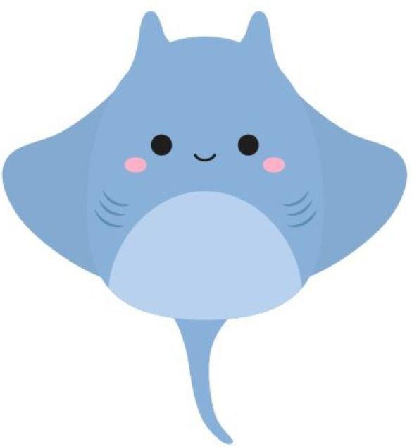 Image du produit Squishmallows Raie Manta (30 cm)