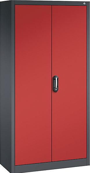 Black grey RAL 7021, Fire red RAL 3000, Light grey RAL 7035