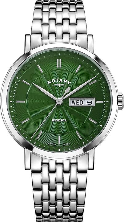 Actual product image Rotary GB05420/24 Windsor Men 37mm 5ATM (Analogue wristwatch, 37 mm)