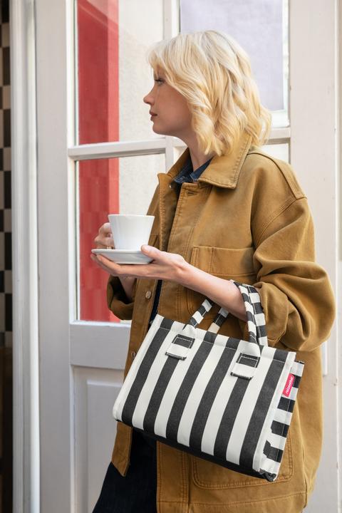 Produktbild reisenthel Tasche Daily Shopper XS Summerstripes Black