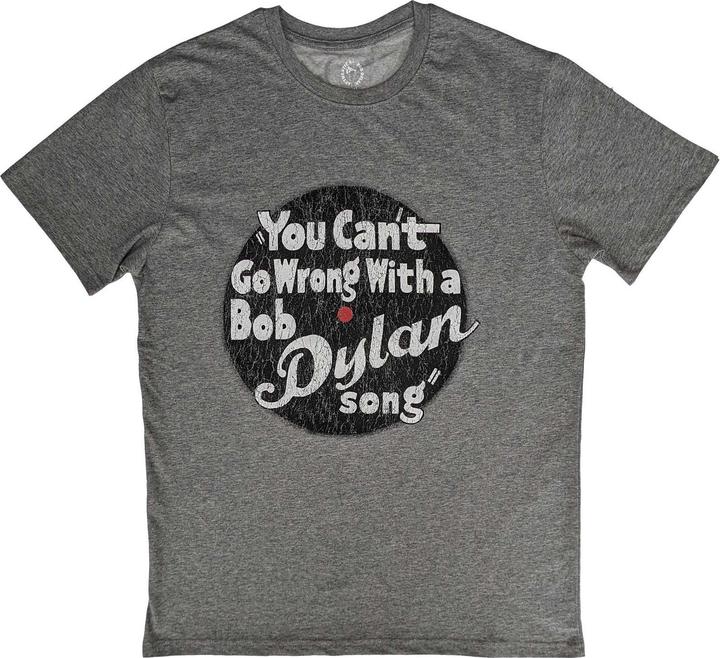 Image du produit Bob Dylan You Cant Go Wrong Mens Grey (L)