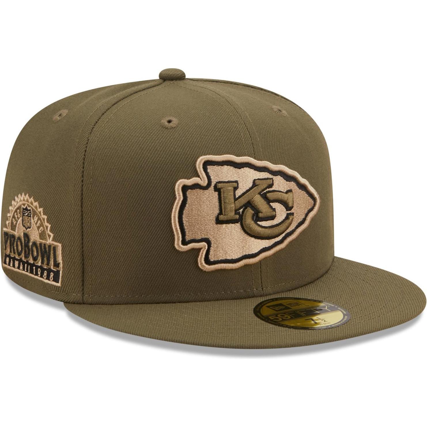 New Era, Herren, Cap, 59Fifty NFL Throwback Superbowl Probowl, Grün, (7 1/2)