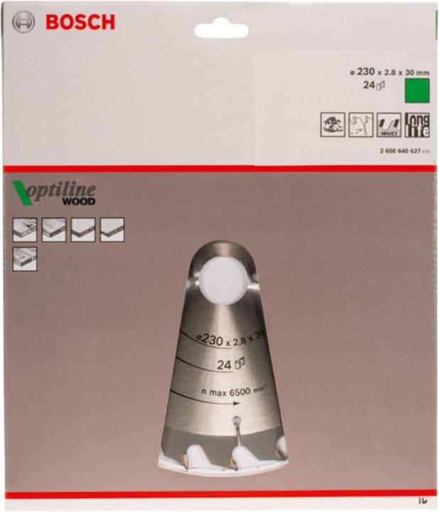 Produktbild Bosch Professional Zubehör PRO Wood Kreissägeblatt, 230 x 2.8 x 30 mm