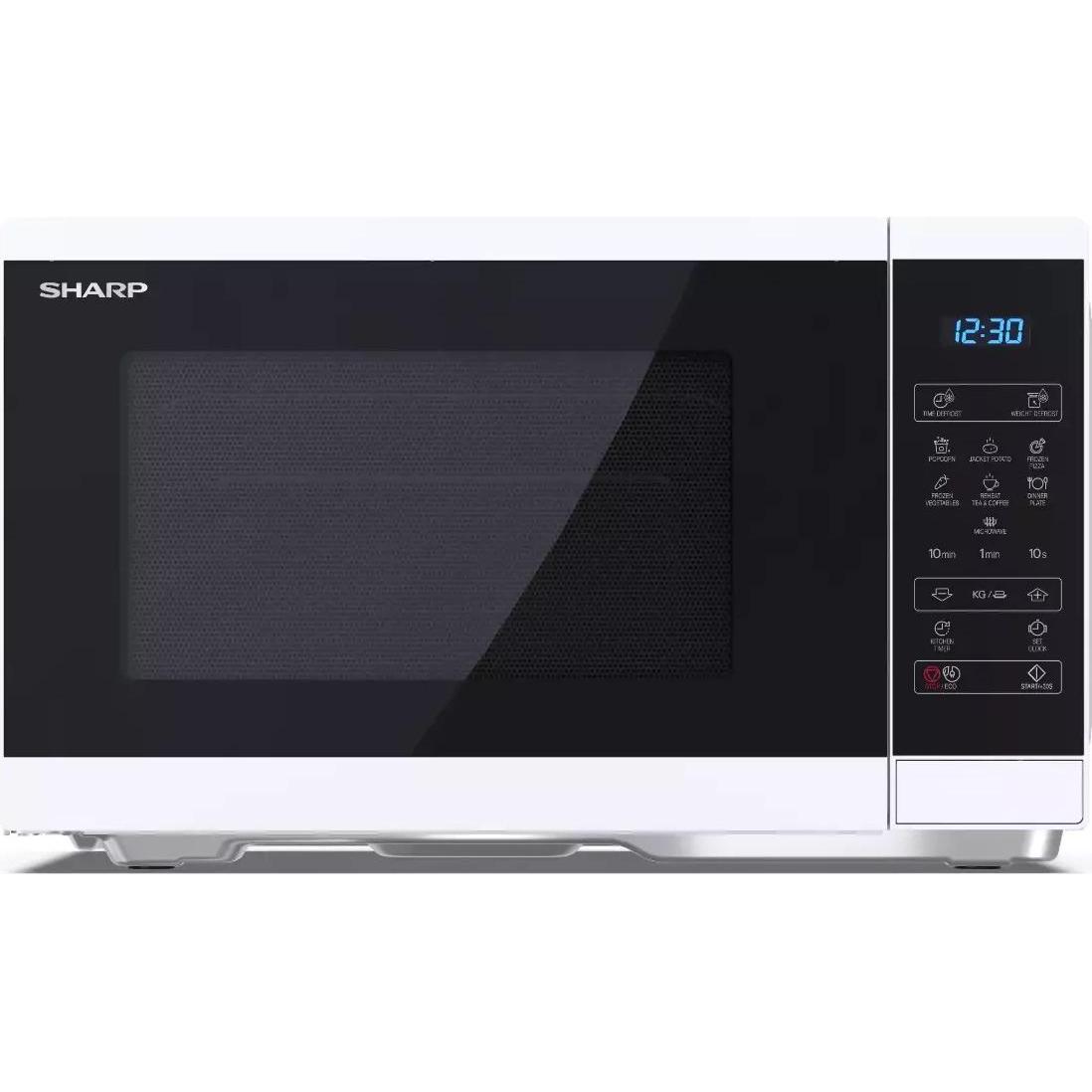 Sharp YC-MS252AE-W Mikrowelle 25L weiá, Mikrowelle, Weiss