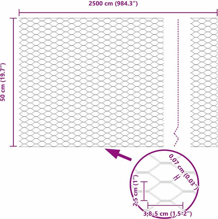 Produktbild vidaXL Gartenzaun