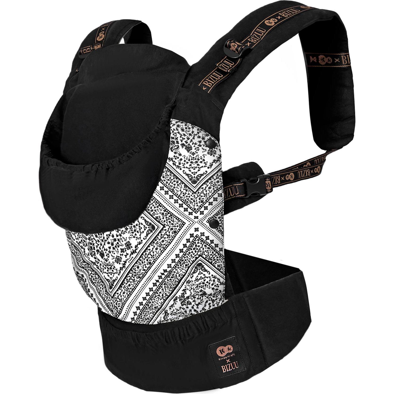 KinderKraft, Marsupio bebè, Marsupio HUGGY Lunar Black BIZUU