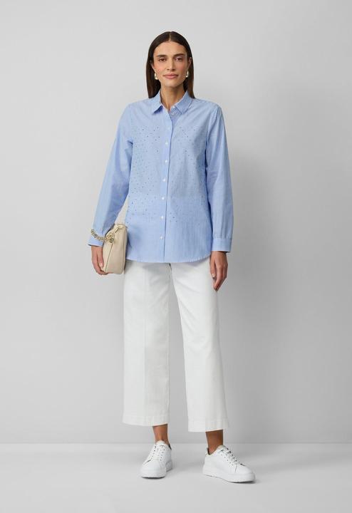 Produktbild S.Oliver Bluse Gestreifte Hemdbluse mit Strasssteinen (42)
