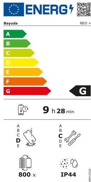 Energie-Label Olympia Neo+ rot (64 GB, Rot, 5.50", Dual SIM, 4G)