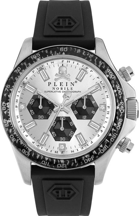 Produktbild Philipp Plein PWVAA0523 Street Couture Chronograph Herrenuhr 43mm 5ATM (Chronograph, 43 mm)