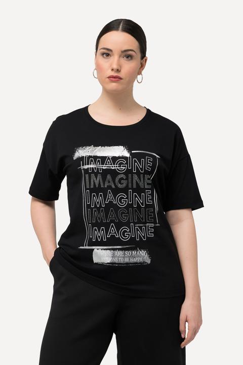 Actual product image Ulla Popken IMAGINE Short Sleeve Graphic Tee (46, 48)