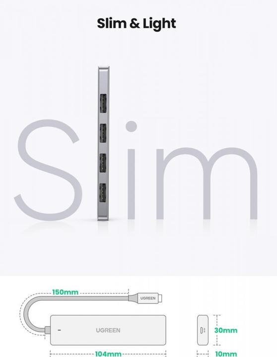 Immagine prodotto Ugreen 4 Port-C Hub (USB-C, 4 Porti)