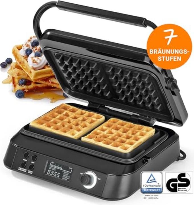 Produktbild N8werk Premium Waffeleisen in der Midnight Edition