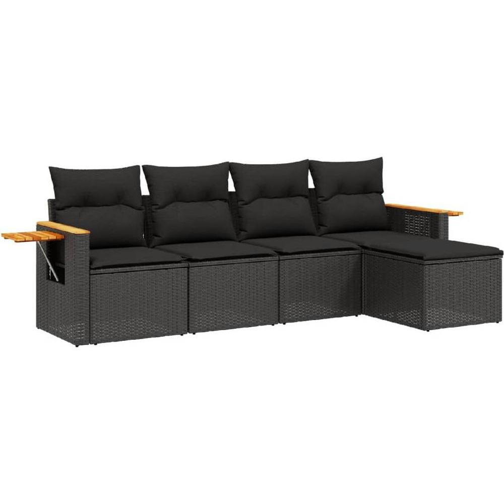 VidaXL, Gartenlounge, 10-tlg. Garten-Lounge-Set mit Kissen