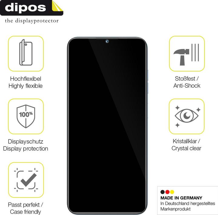 Immagine prodotto Dipos Pellicola Protettiva Full-Cover 3D (2 pz., Oukitel C36)