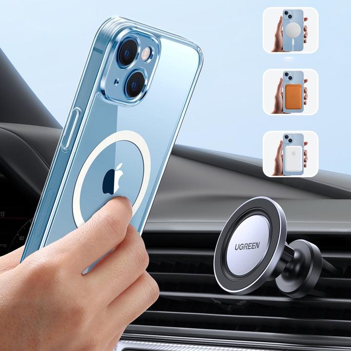 Actual product image Ugreen LP642 Classy Clear Magnetic Protective Case Magnetic Gel Case for iPhone 14 Plus transparent (Apple iPhone 14 Plus)