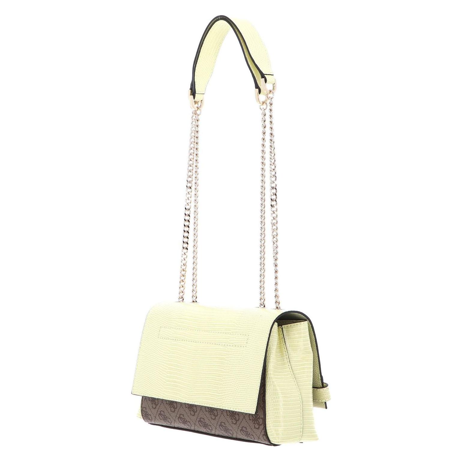 Guess, Damen, Handtasche, Sestri Logo Convertible Xbody Flap Bag, Braun