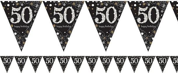 Image du produit Amscan Guirlande 50 ans "Joyeux anniversaire