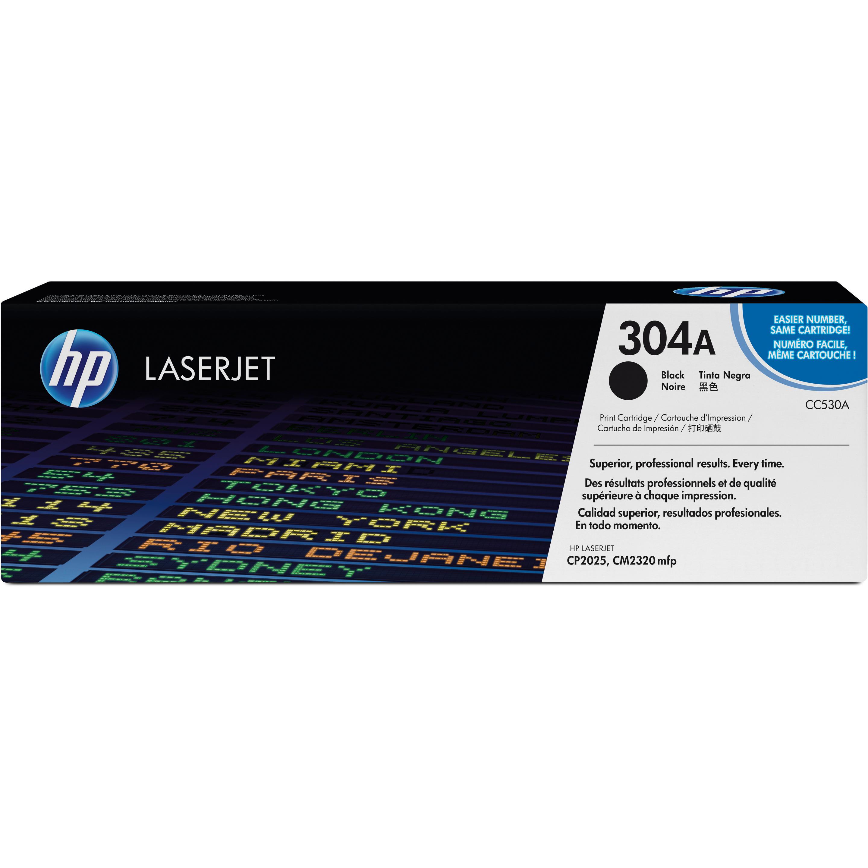 HP, Toner, 304a (BK)