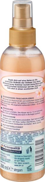 Produktbild dm Balea Balea Bodyspray schimmernd Summer Sunset