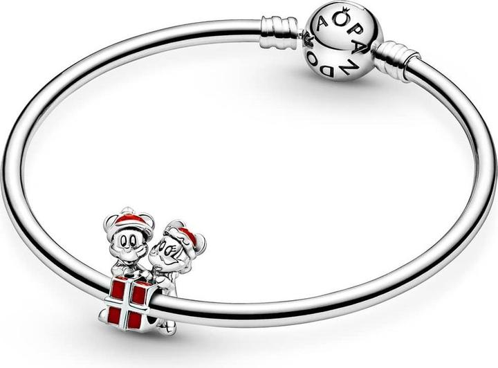 Immagine prodotto Pandora Disney Mickey & Minnie Mouse Presenta il fascino (Argento 925, Smalto)