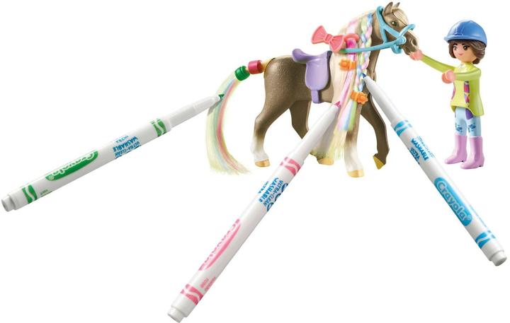 Image du produit Playmobil Set créatif avec cheval et crayons (71640, Playmobil Chevaux de la cascade)