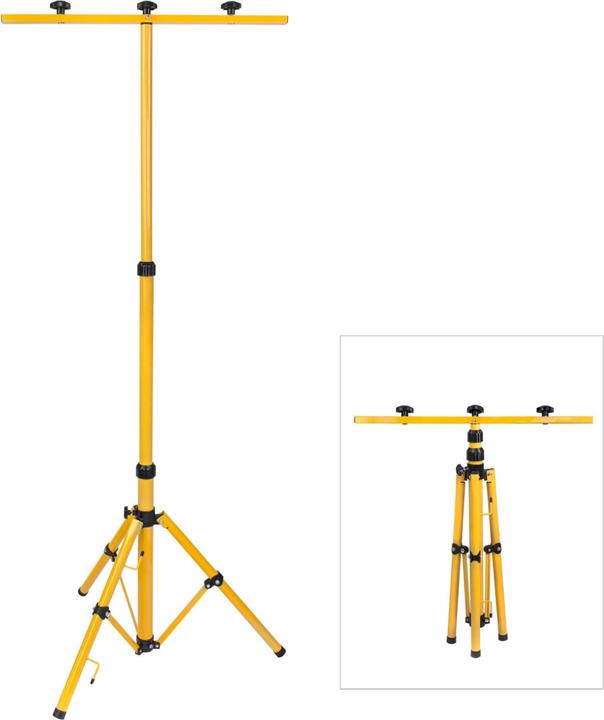 Actual product image Dema Tripod for 2 spotlights/ LED spotlights