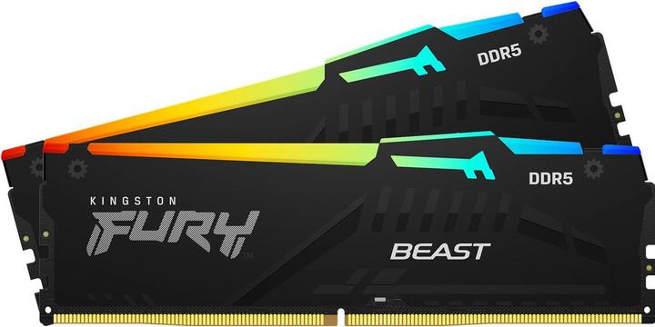Image du produit Kingston FURY Beast RGB (2 x 16GB, 5600 MHz, RAM DDR5, DIMM)
