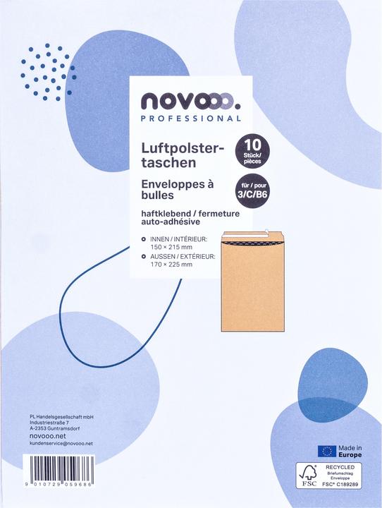 Image du produit Novooo RECYCLED - Luftpolstertaschen (10 x)