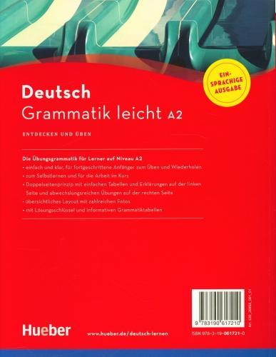 Immagine prodotto Grammatik leicht A2. Einsprachige Ausgabe (Tedesco, Collettività, 2020)