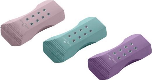 Actual product image Faber-Castell Plastic eraser RollOn SPARKLE, assorted