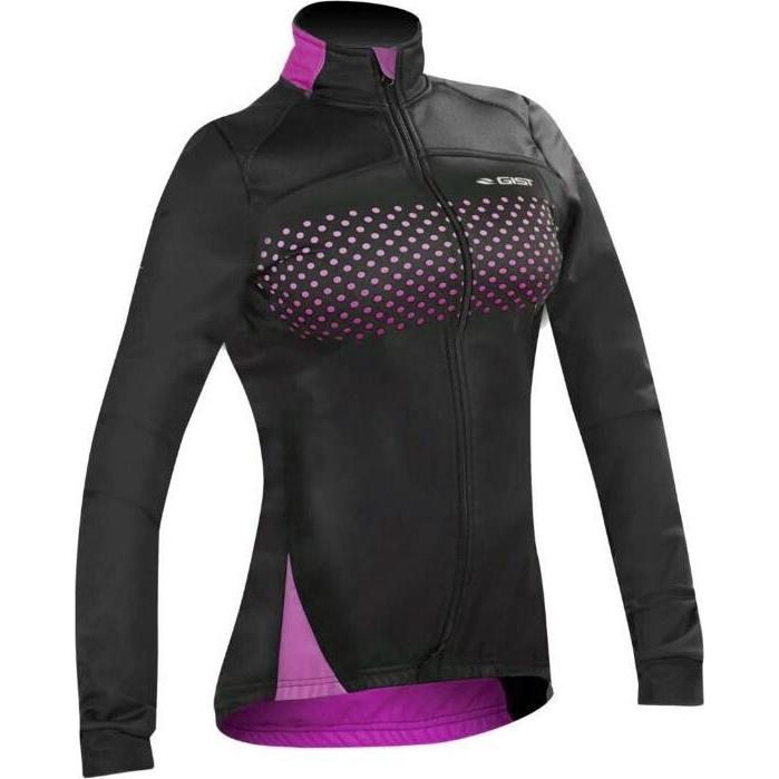 Gist, Damen, Velotrikot, Hiver Pois (M), Violett, M