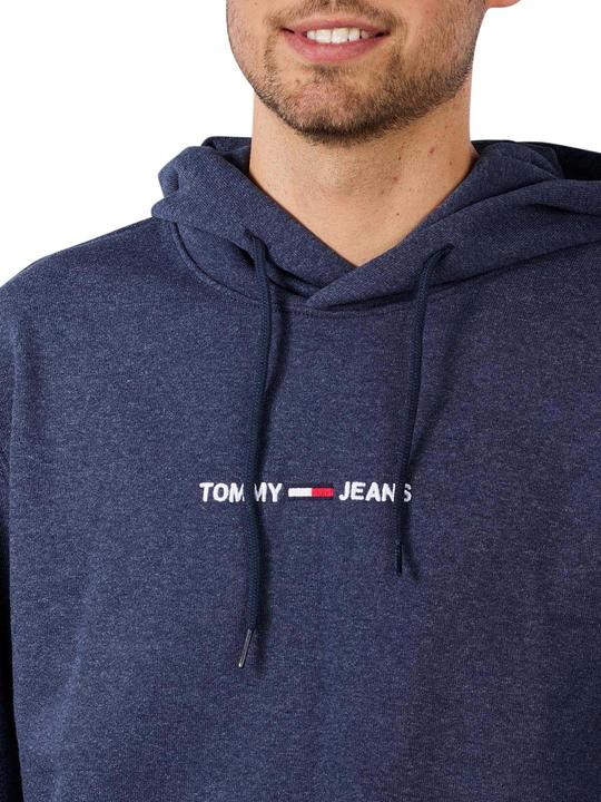 Actual product image Tommy Hilfiger Tommy Jeans Straight Logo Hoodie twilight navy (S)