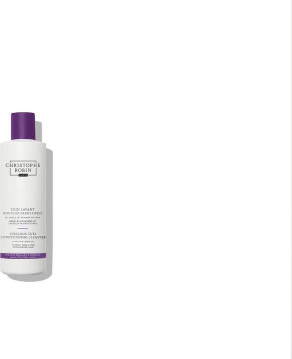 Produktbild Christophe Robin Luscious Curl Conditioning Cleanser with Chia Seed Oil (250 ml, Flüssiges Shampoo)
