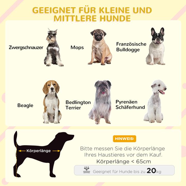Produktbild PawHut Hundehütte Tannenholz Gelb (Hundehütte)