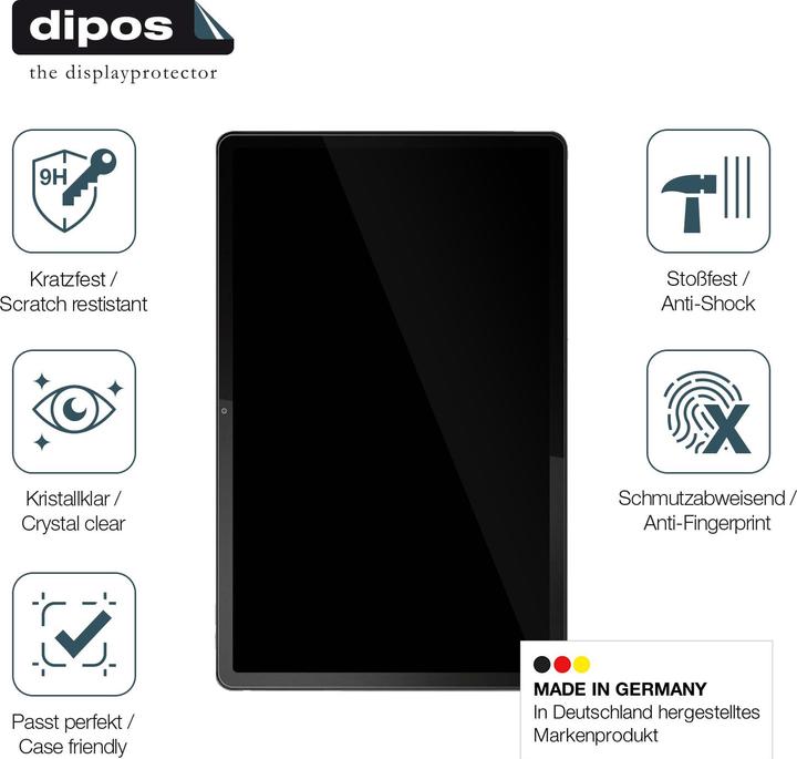 Actual product image Dipos Anti-Shock Screen Protector Clear (Lenovo Tab P11 5G)