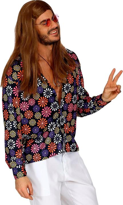 Actual product image Widmann 70s men's shirt groovy style (XXL)
