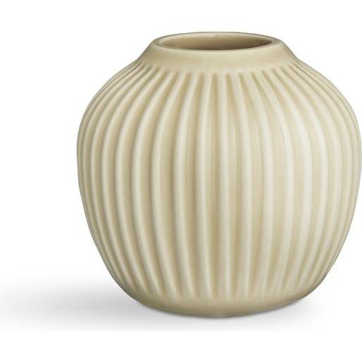 Kähler, Vase, Vase HAMMERSHOI hellgelb (1 x, Ø 13.5 x 12.5 cm)