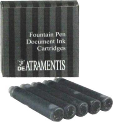 Image du produit De Atramentis Cartouche d'encre (5 pièce(s), Noir)